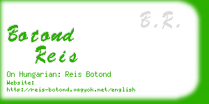 botond reis business card